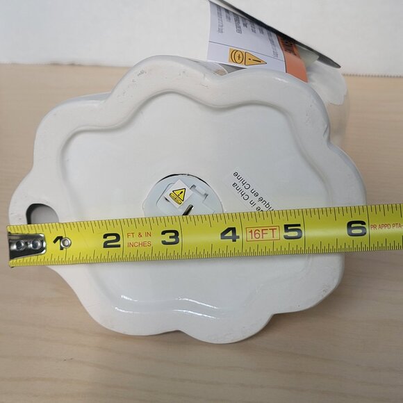 Martha Stewart Halloween Decor LED Lights Up White Ceramic Spooky Ghost 8.75 in - Picture 6 of 15